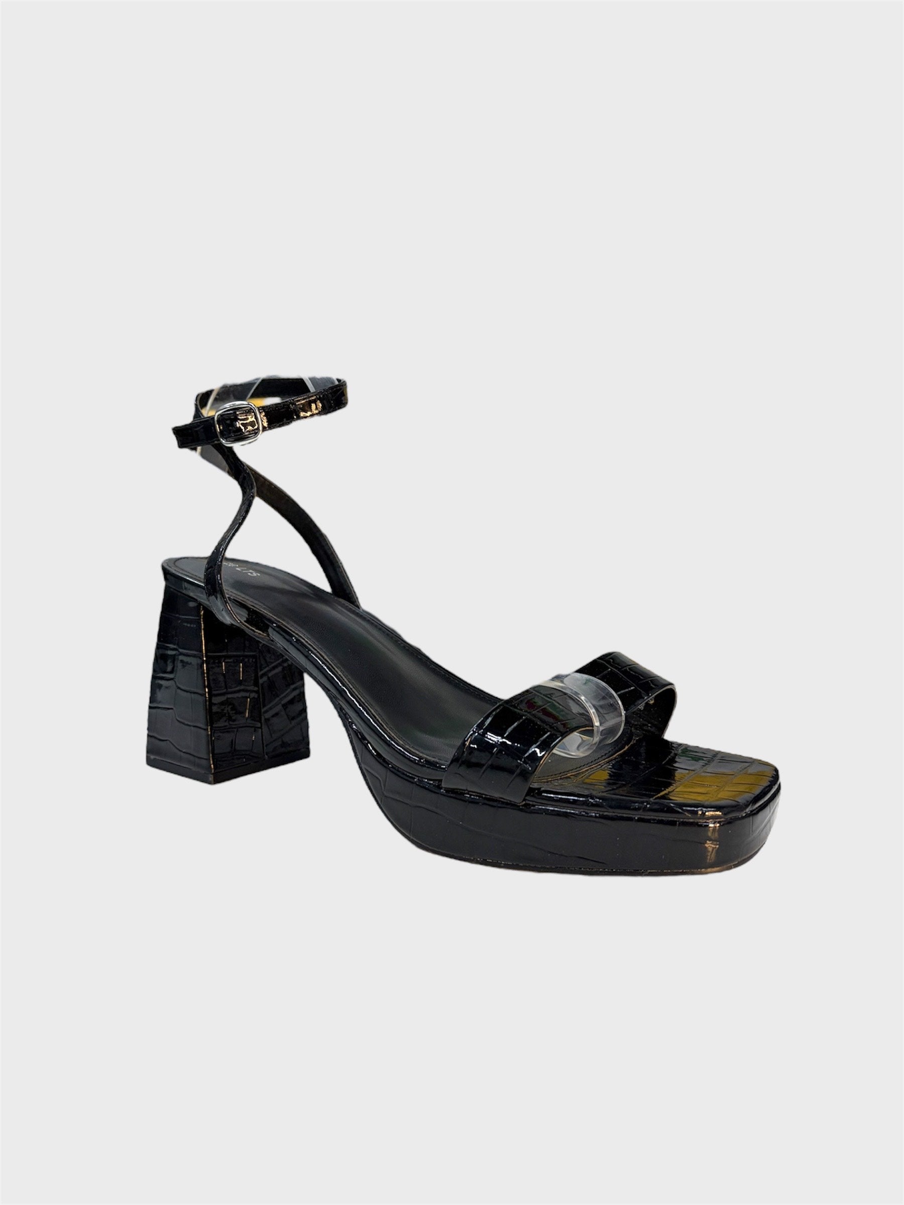 UK 13 ANKLE STRAP OPEN TOE