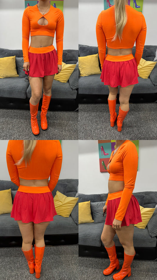 Velma - Orange Boots