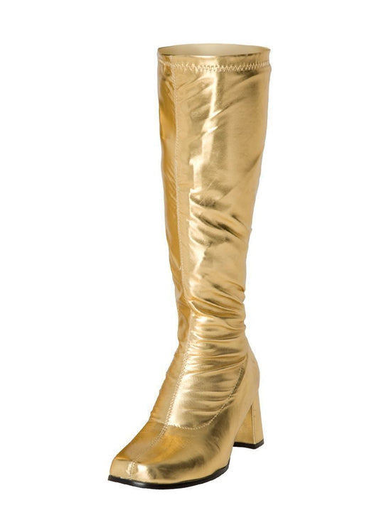 GoGo Boots Gold Patent