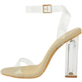 Load image into Gallery viewer, BS-71 CLEAR BLOCK HEEL
