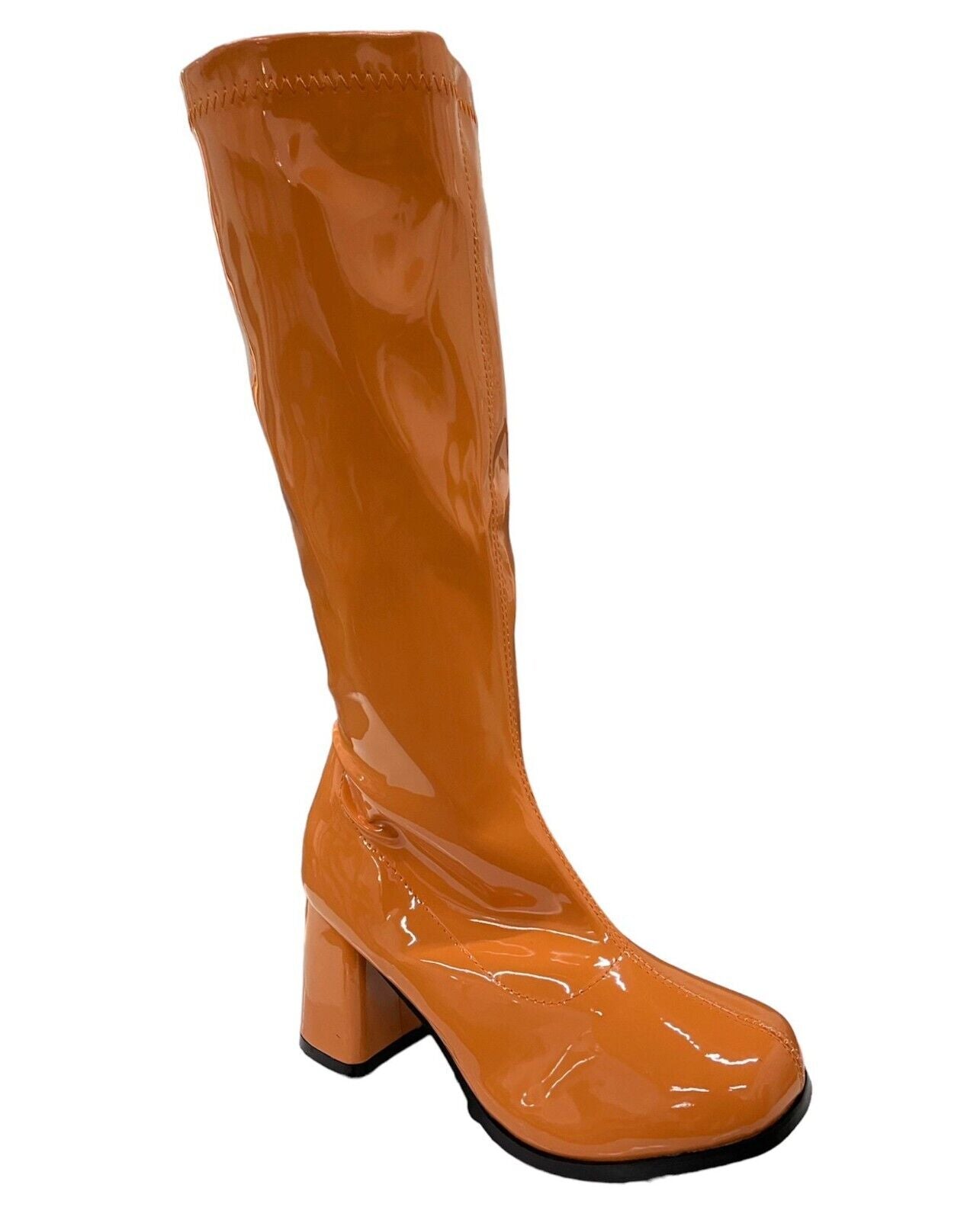 GoGo Boots (Blood) Orange Patent