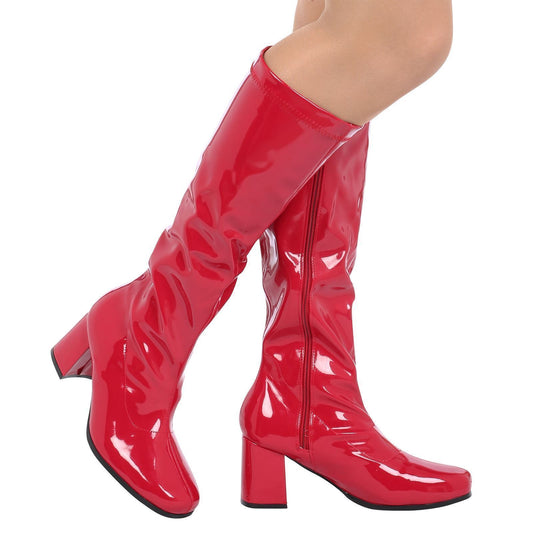 GoGo Boots Red Patent