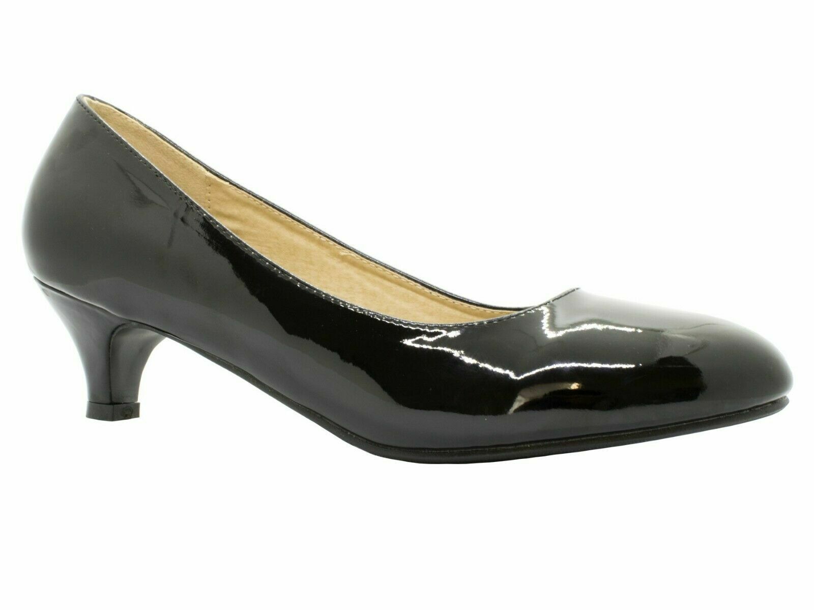 Black low outlet heel shoes uk