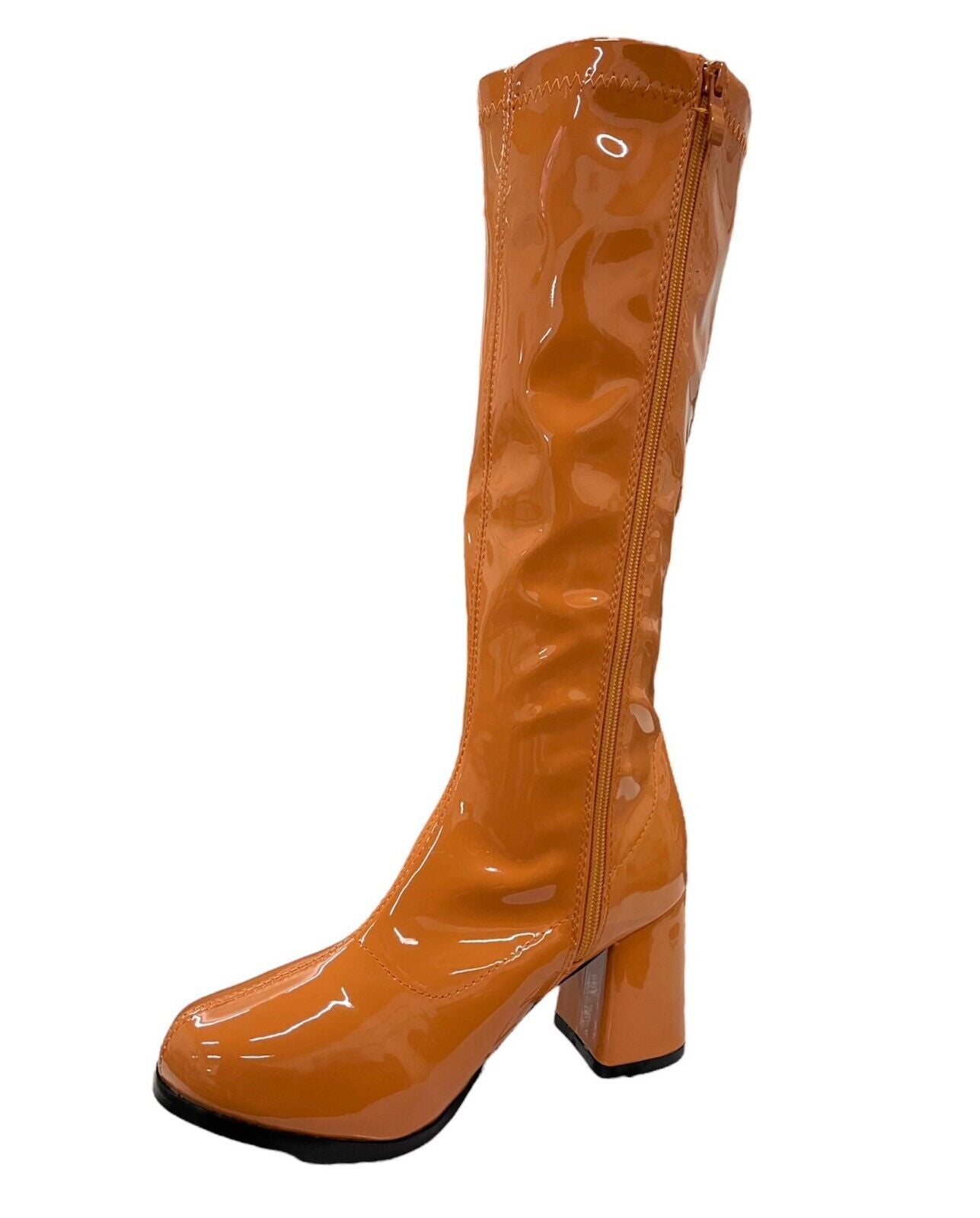 Orange gogo outlet boots